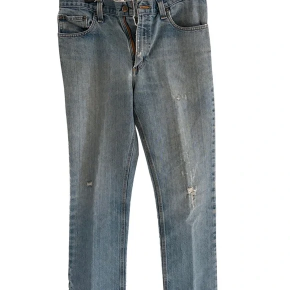 Carhartt Traditional Fit Jeans 34x32 Mens Light Wash Workwear Denim - Picture 2 of 3